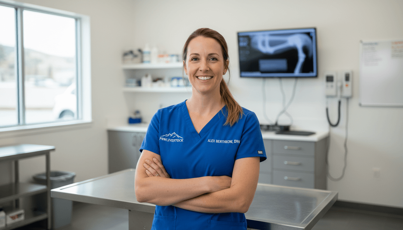 Licensed veterinarian